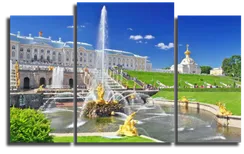 Модульная картина "Петергоф. Санкт-Петербург"