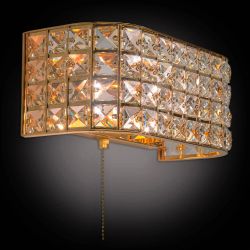 Citilux Портал CL324402 Бра хрустальное с выключателем Золото