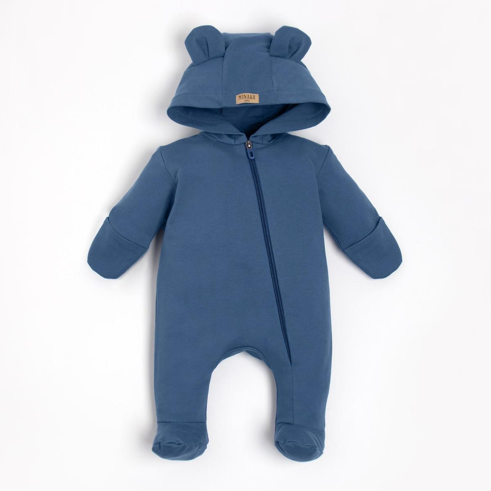 Комбинезон детский, цвет синий, р. 74-80 9308445 (MINAKU)