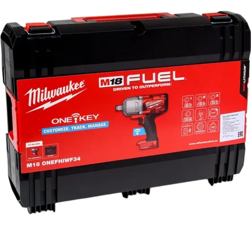 Аккумуляторный среднемоментный ударный гайковерт Milwaukee M18 FUEL FMTIW2F12-502X