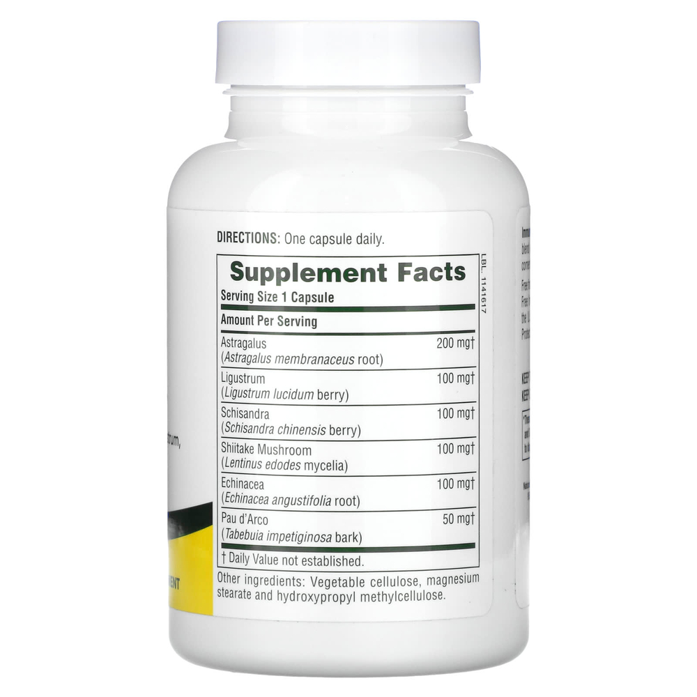 NaturesPlus, Иммуностимулирующее средство Immune Action, 120 растительных капсул