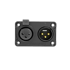 Seetronic C4F2C-W-B Комбинированный панельный разъем 4-х контактный