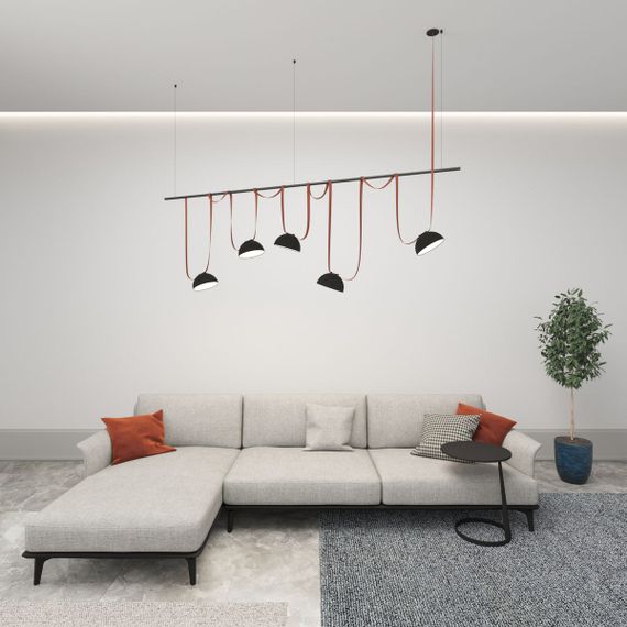 Трековый светильник Denkirs Belty Flow DK5660-BK