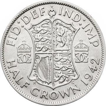 1/2 кроны 1942 Великобритания
