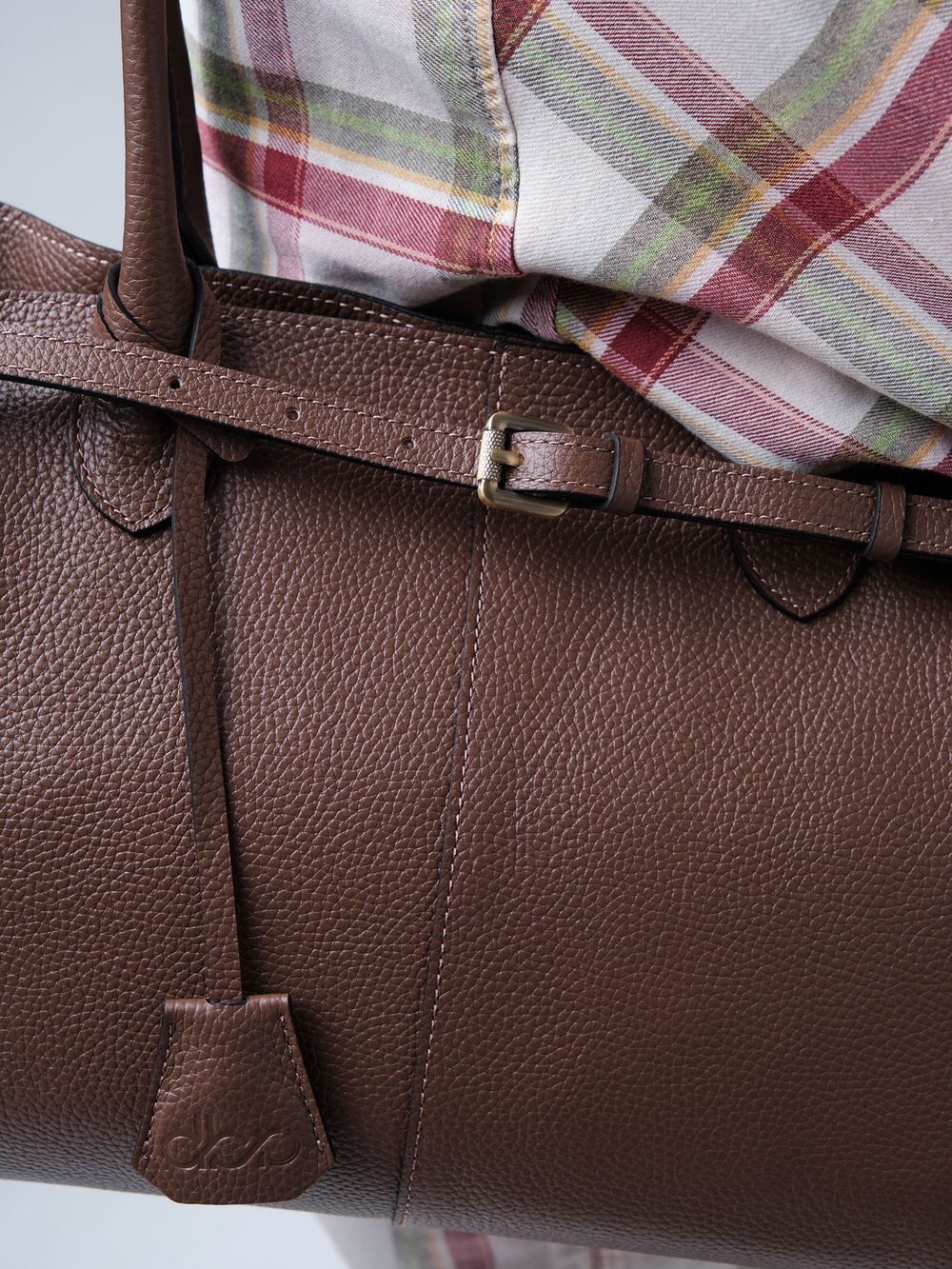 Кожаная сумка Daniela DBR 31375 коричневый какао