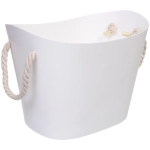 Корзина для хранения с ручками «БРАМИНГЕМ», цвет белый, 40*23*30см