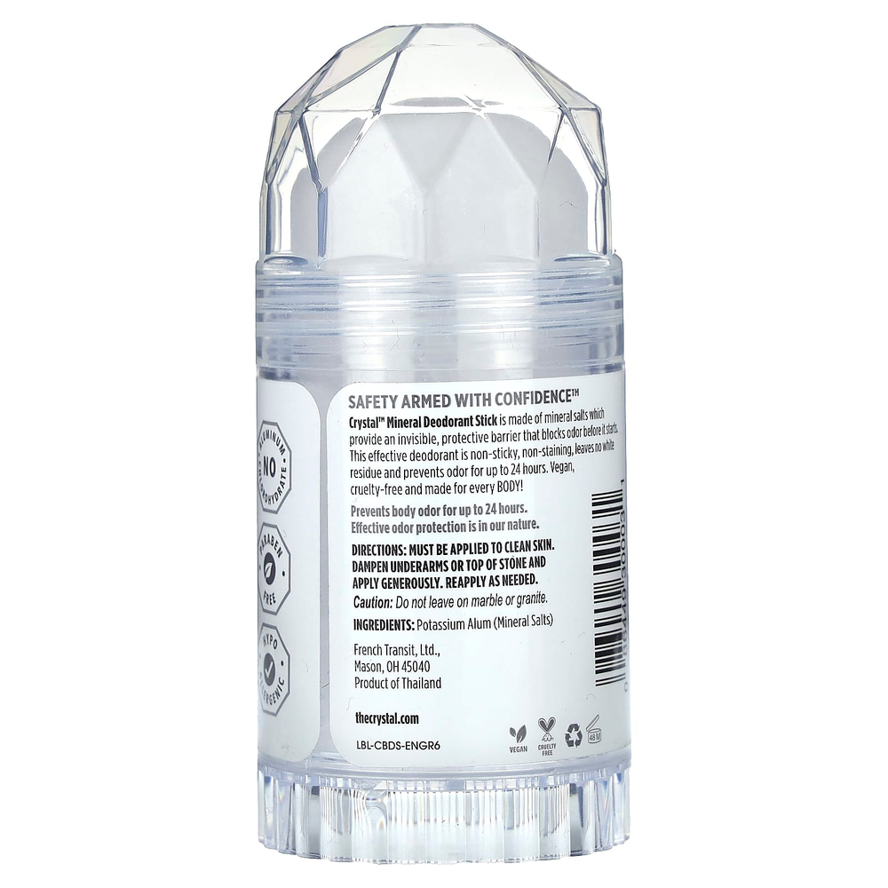 CRYSTAL, минеральный дезодорант-карандаш, без запаха, 120 г (4,25 унции)