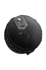 Черная веревка для шибари на катушке - 5 м.