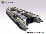 Лодка надувная моторная solar-420 strela jet tunnel