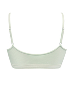 Эко-бюстгальтер в мелкий рубчик Eco-wear (Размер: XL) (Цвет: бирюзовый)