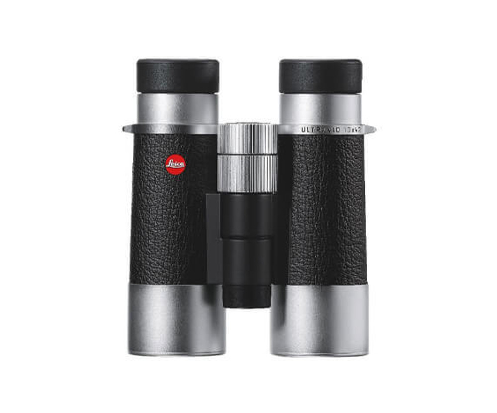 Бинокль Leica SilverLine 10x42, кожа, серебристый корпус