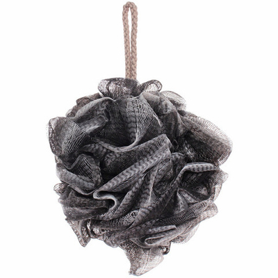 Мочалка нейлоновая «Premium - FAGORA», цвет белый / черный, 50гр (ZIP пакет)