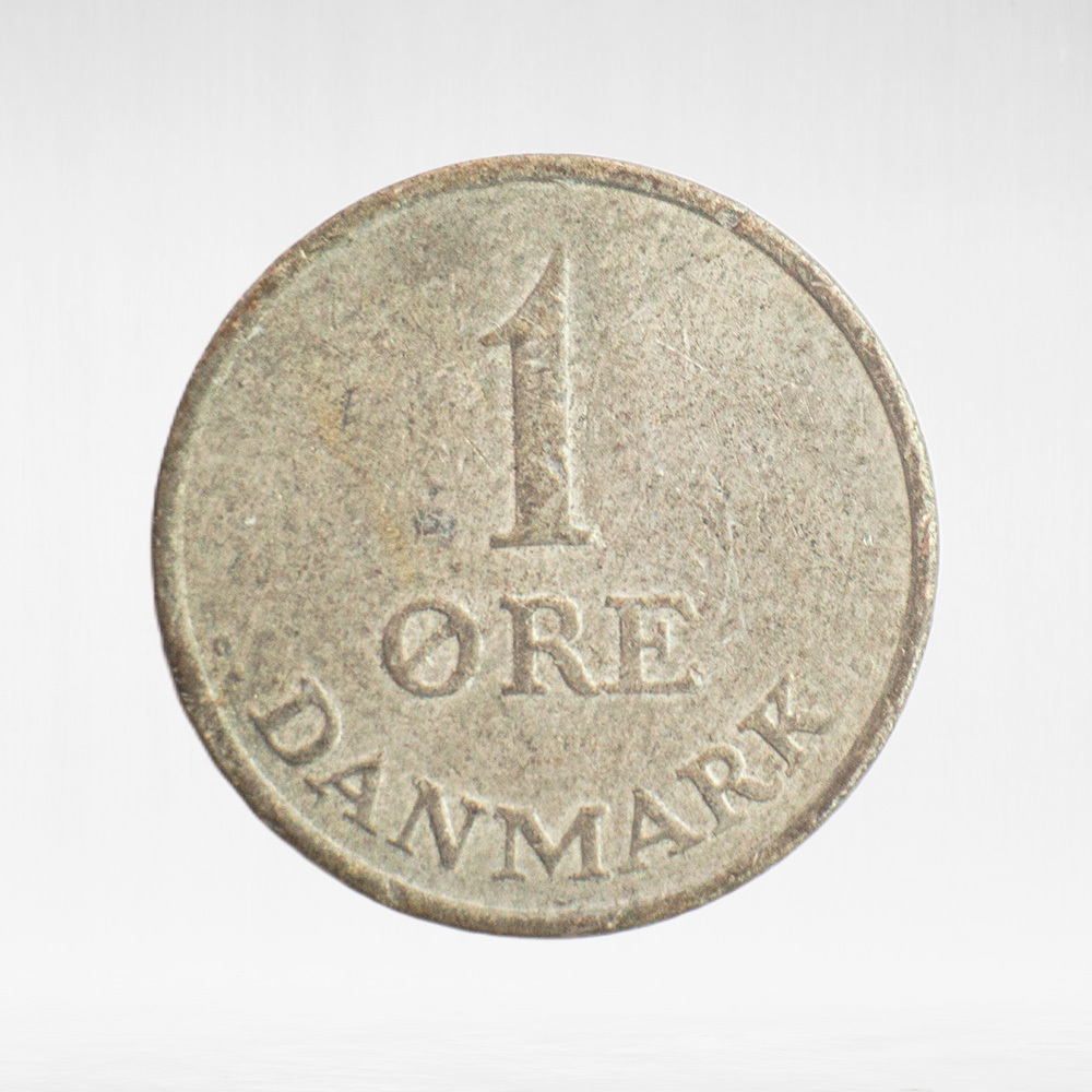 Denmark, 1 Øre - Frederik IX, 1970, VF