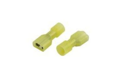 Клемма плоская полностью изолированная в нейлоне РПи-м(н) 6.0-(6.3)/РпИм-н 6-7-0,8 гнездо 6.6 мм, 4-