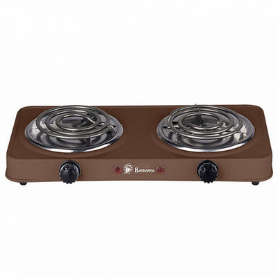 Настольная плитка электрическая двухконфорочная "Спираль" Василиса ВА-902