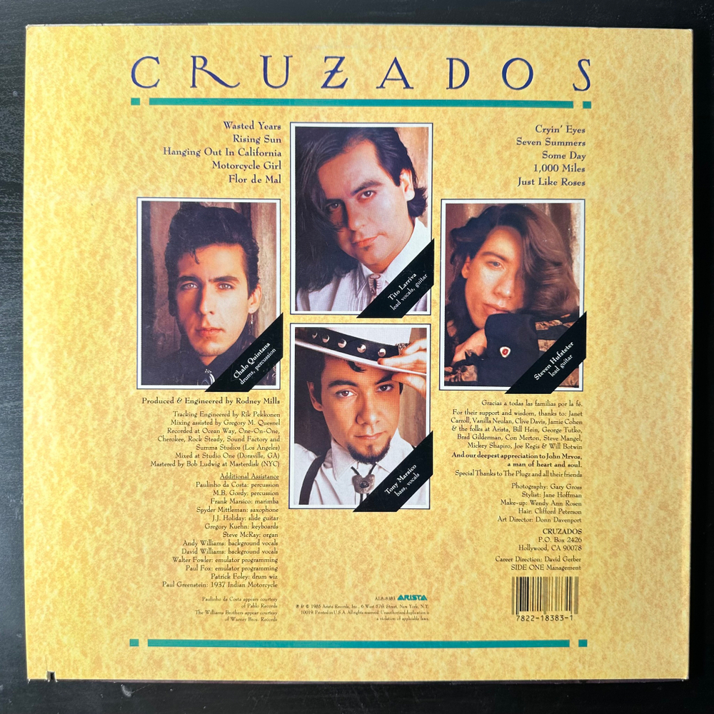 Cruzados ‎– Cruzados (США 1985г.)