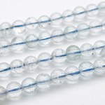 Топаз бусины, диаметр около 6 мм, цена за 16-17 шт (1/4 нити)