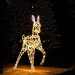 светодиодная фигура мама "Олениха"