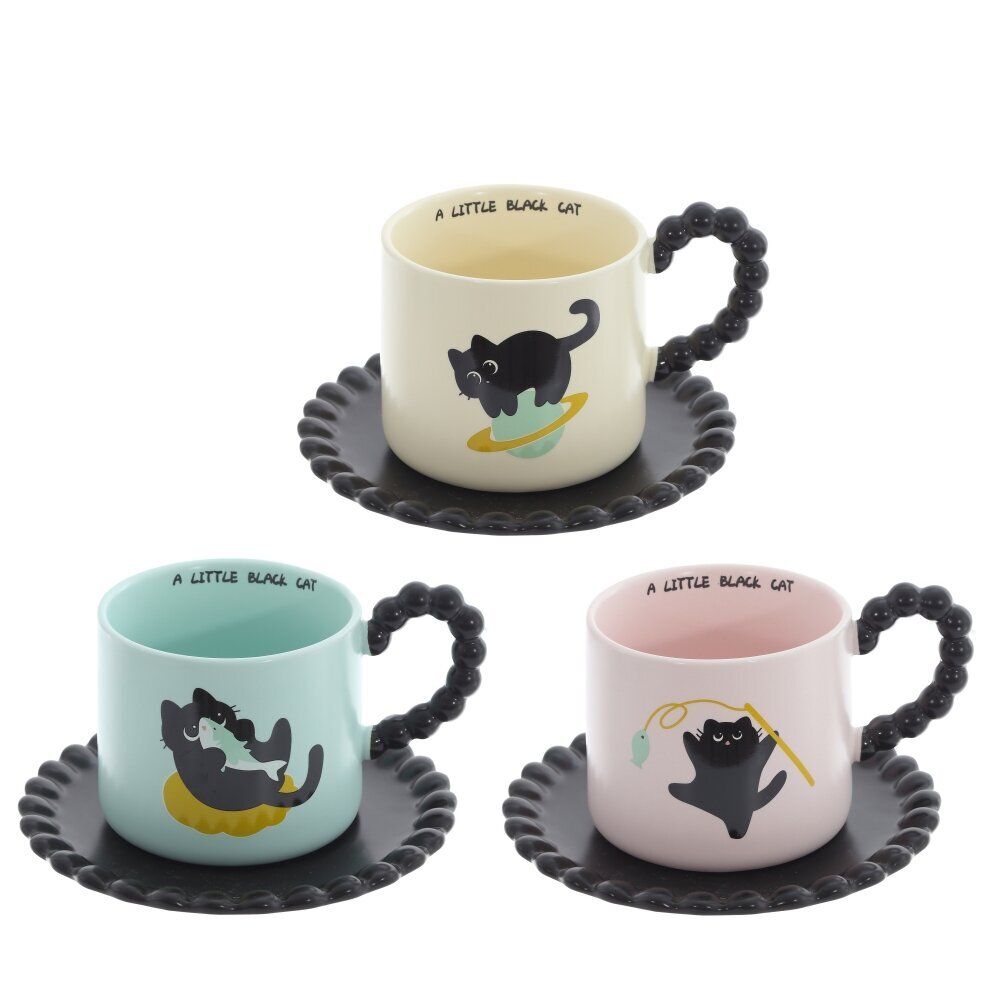 GAEM Кружка с блюдцем, 320 мл, L16 W15 H9 см, 3в.