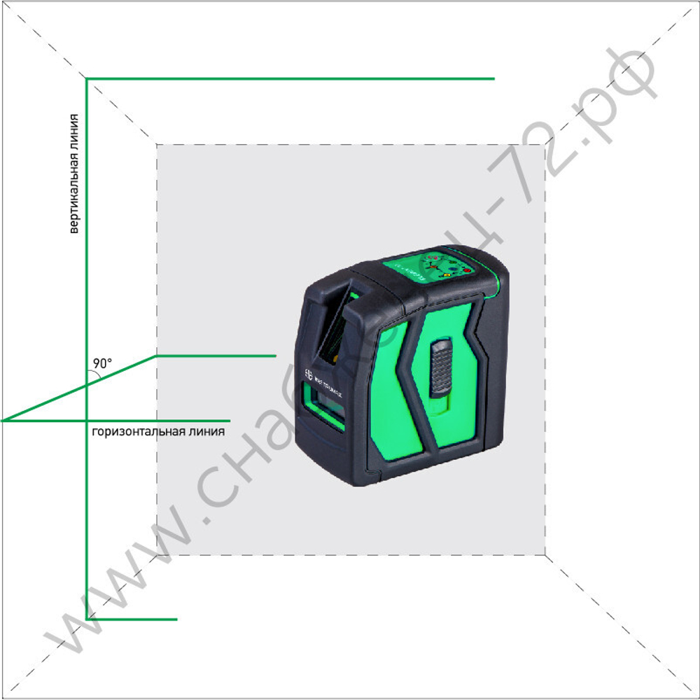 Лазерный уровень Instrumax ELEMENT 2D GREEN