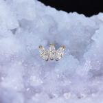 3K Marquise v.2 Crystal PVD Yellow