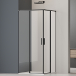 Душевой уголок Софт 2 (Soft 2) Vincea VSS-3SO2800CLB, 800*800, черный, стекло прозрачное