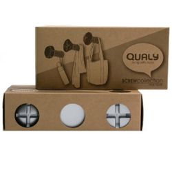 Набор вешалок Screw, белые, 3 шт.