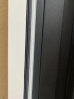 Входная дверь ТЕРМО ЛЮКС "ДУБЛЬ" Чёрный муар - Белый фото 3