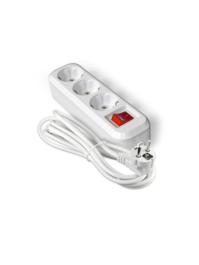 Удлинитель 3х5м с заземл. IP20 S-303А ПВС 3х1.5 с выкл.Universal 1727