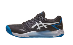Мужские кроссовки теннисные Asics Gel-Challenger 13 Clay - black/electric blue