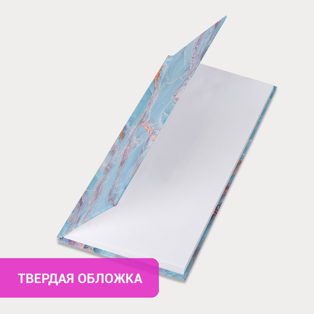 Планинг-еженедельник недатированный (165х90 мм) STAFF твердая обложка УФ-ЛАК 64 л. "Marble" (8 штук в упаковке)