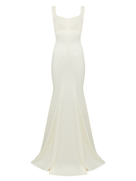 Платье-русалка bride, ванильный