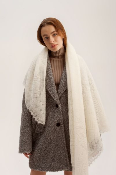 Уплотненные пуховые платки