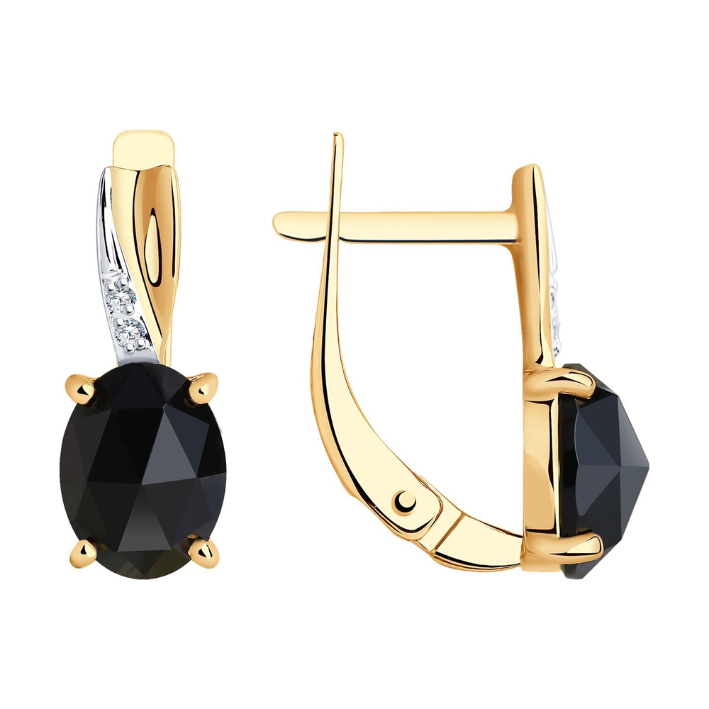 Серьги из золота 585 пробы
