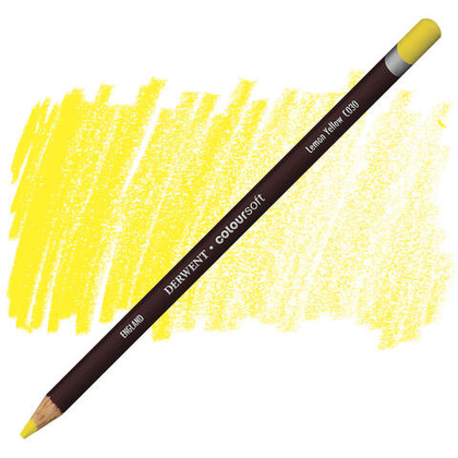 Derwent Coloursoft. C030 Lemon Yellow