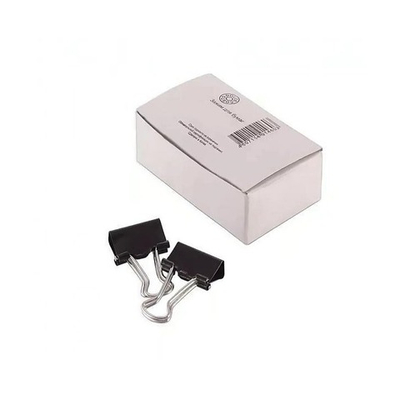 Зажим д/бумаг 51мм черные (12шт), на 230 листов