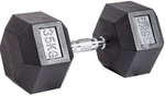Гантель гексагональная обрезиненная PROFI-FIT 35 кг