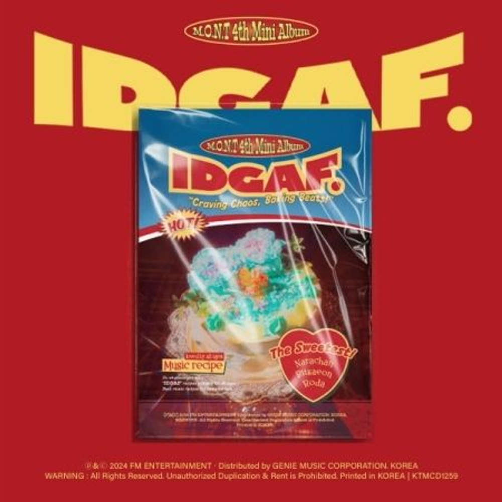 Альбом M.O.N.T - IDGAF 4th Mini Album