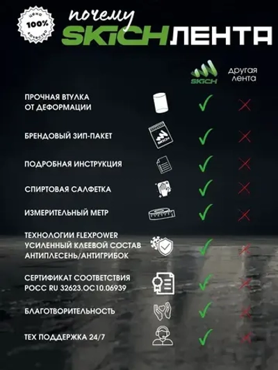 Skich Бордюрная лента 100 мм 6 м, 1 шт