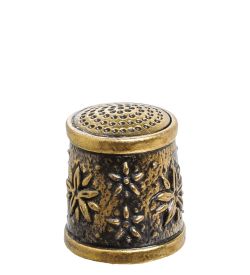 AM-1425 Наперсток «Хризантема» (латунь)