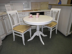 Стол обеденный Эдельвейс К 900 (дуб/тон Венге)