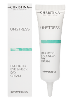 CHRISTINA Unstress Probiotic Day Cream Eye & Neck SPF 8