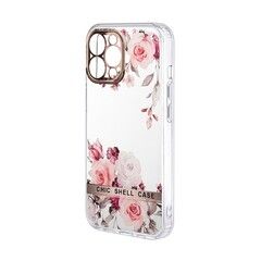 Силиконовый прозрачный чехол с рисунком Chic Shell Case для iPhone 12 Pro Max N8