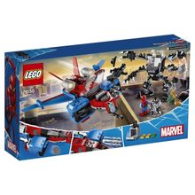 Реактивный самолёт Человека-Паука против Робота Венома MARVEL Super Heroes LEGO