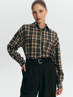 Рубашка в мелкую клетку