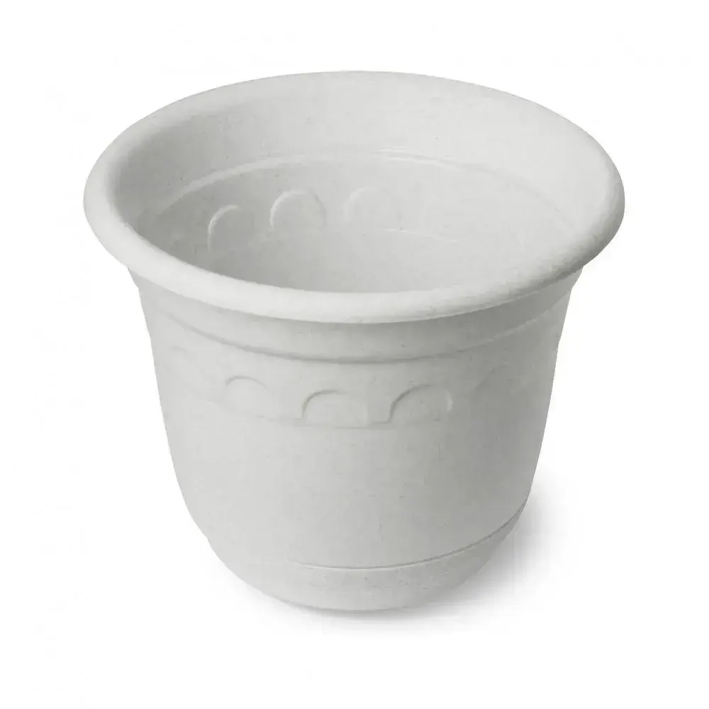 Горшок Колывань 6.7л д26см мрамор с подд С95М (комплект 12 шт)