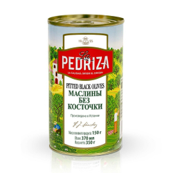 Маслины La Pedriza без Косточки 370мл Сухой Вес 150г ж/б