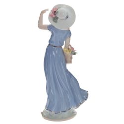 GAEM Фигурка декоративная "Девушка", L12,5 W10,5 H30,5 см