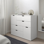 Комод - IKEA NORDLI/НОРДЛИ ИКЕА, 47х99х120 см, белый