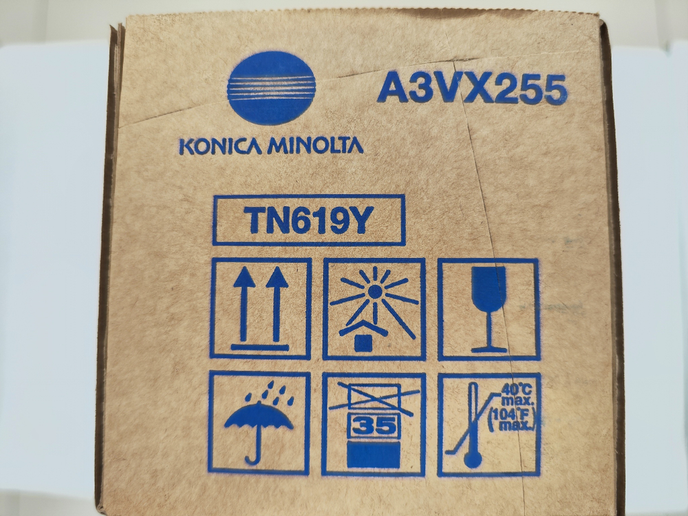 Тонер TN-619 Y оригинальный Konica Minolta желтый